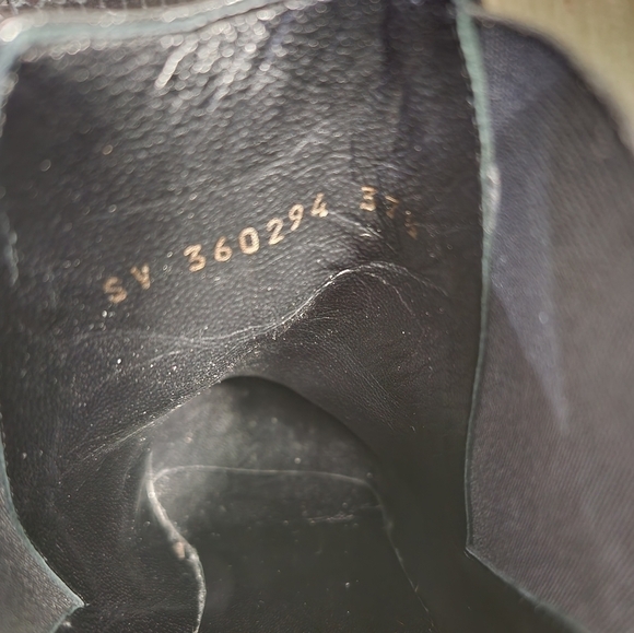 Y2K SAINT Laurent Janis 80 Black Snakeskin Stiletto Ankle Boots 7.5 37 1/2 - Picture 10 of 15